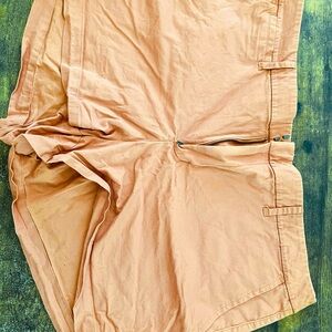 A New Day Peach/Orange Casual Chino Shorts